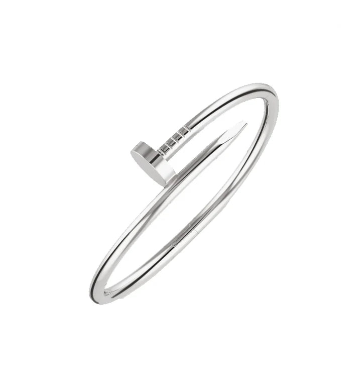 Nail Bangle with no stone - Thick