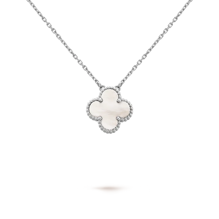 Single Clover Necklace - SILVER