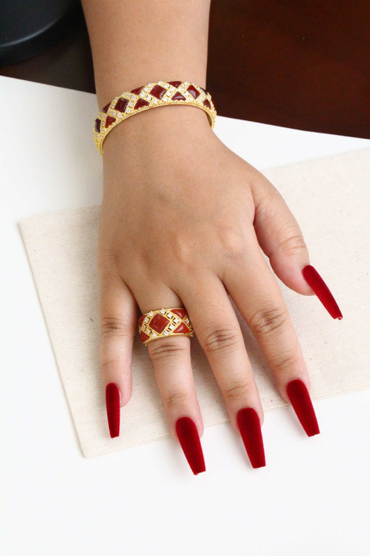 Red Aurora Ring/Bangle