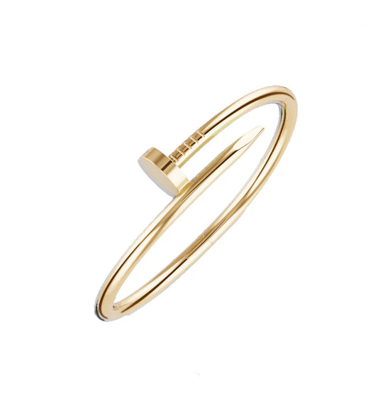 Nail Bangle with no stone - Thick