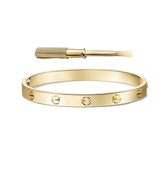 LOVE Bangle with no stone - Think