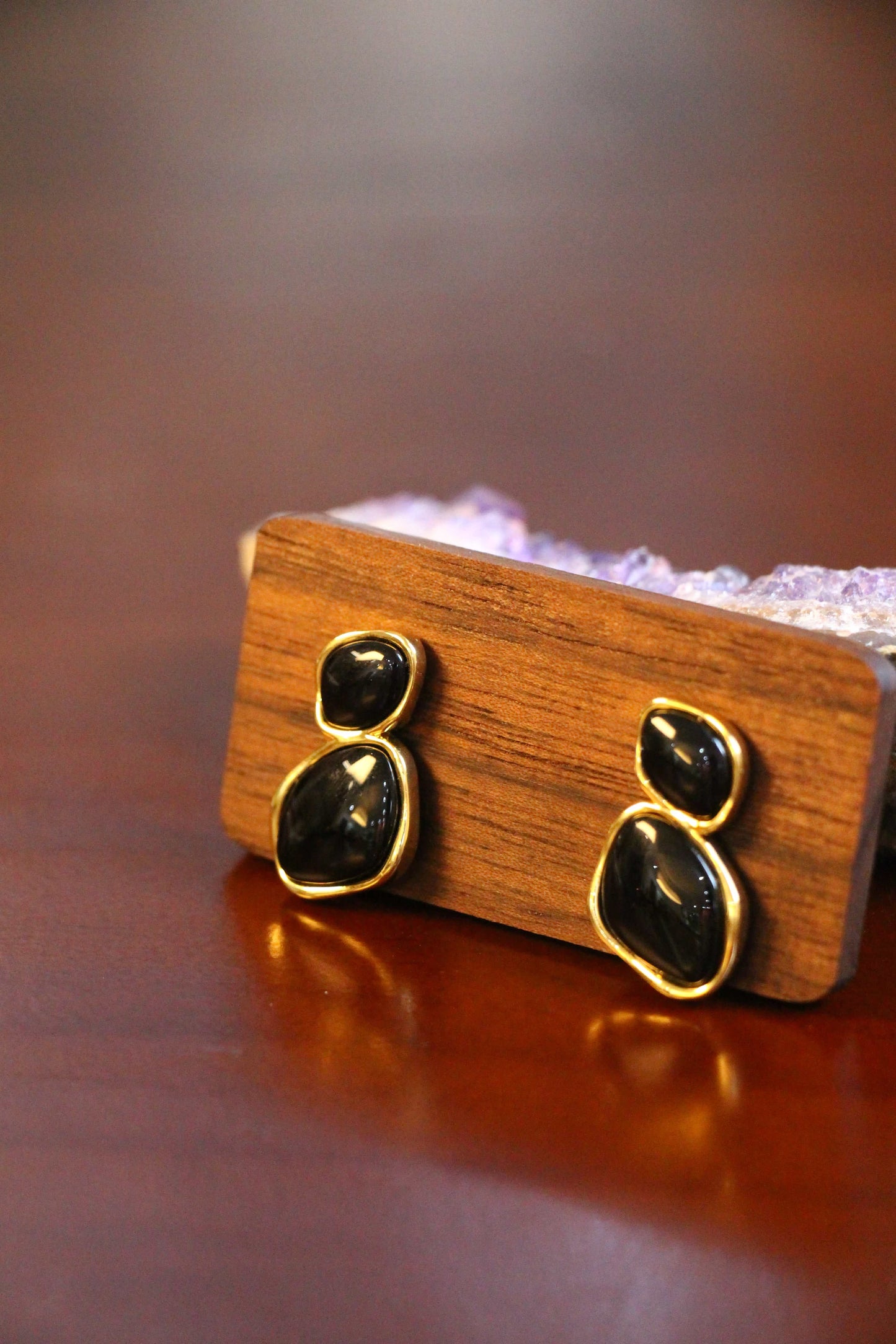 Onyx Flow Earrings