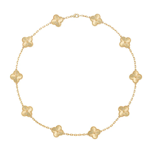 Multi Clover Necklace - GOLD