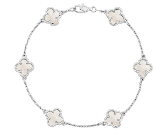 Mini Clover Bracelet - SILVER